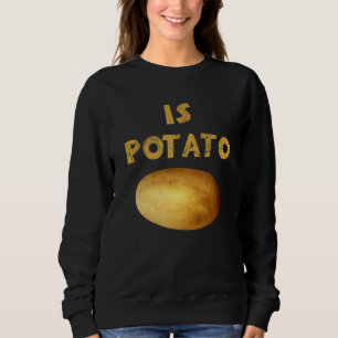 Sweatshirt Est La Pomme De Terre À La Télévision Comme On Le 