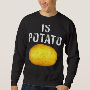 Sweatshirt Est La Pomme De Terre À La Télévision Comme On Le