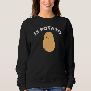 Sweatshirt Est La Pomme De Terre À La Télévision Comme On Le 