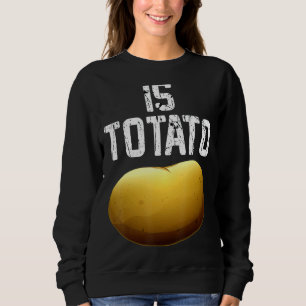Sweatshirt Est La Pomme De Terre À La Télévision Comme On Le
