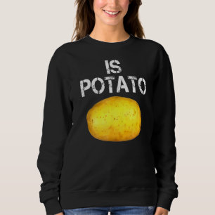 Sweatshirt Est La Pomme De Terre À La Télévision Comme On Le