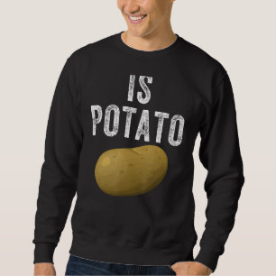 Sweatshirt Est La Pomme De Terre À La Télévision Comme Vu Sur