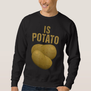 Sweatshirt Est La Pomme De Terre Comme On Le Voit À La Télévi