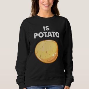 Sweatshirt Est La Pomme De Terre Comme On Le Voit À La Télévi