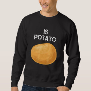 Sweatshirt Est La Pomme De Terre Comme On Le Voit À La Télévi