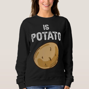 Sweatshirt Est La Pomme De Terre Comme On Le Voit Sur La Télé