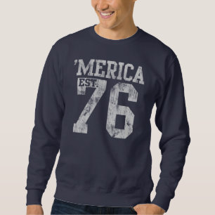 Sweatshirt 'Est vintage de Merica. 1776