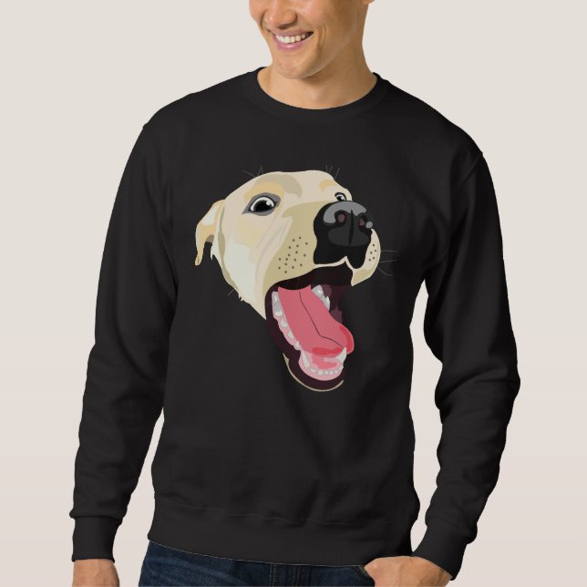Sweatshirt Et Joyeux Labrador ! (Devant)