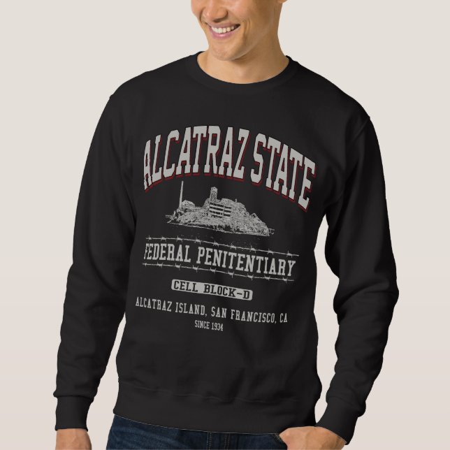 SWEATSHIRT ÉTAT D'ALCATRAZ (Devant)