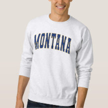 État Du Montana Vintage College Style