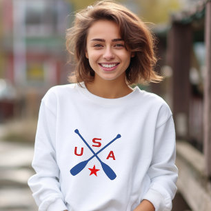 Sweatshirt États-Unis Portes à pédales traversées avec Star L