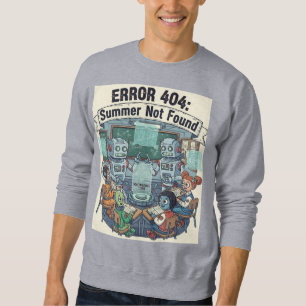 Sweatshirt Été introuvable - Drôle Robot Rétro