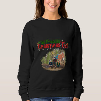 Sweatshirt Éternel pull de Noël à motif de sapin