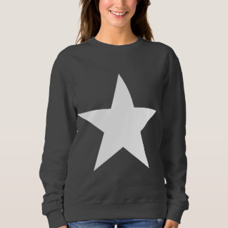 Sweatshirt Étoile (blanche)/sweatshirt des femmes