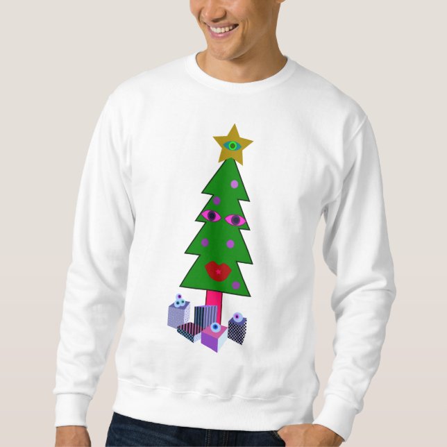 Sweatshirt Étrange pull de Noël (Devant)