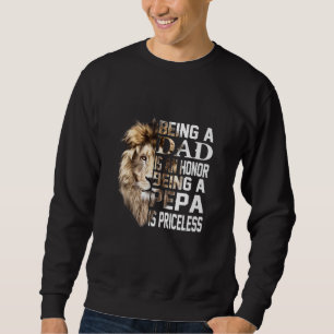Sweatshirt Être Papa Est Un Pepa Honneur Est Un Pères Inestim