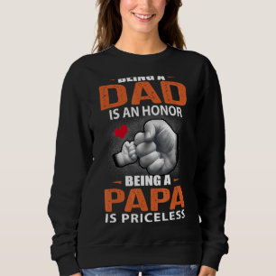 Sweatshirt Être Un Père Est Un Honneur Être Un Papa Est Un Pr