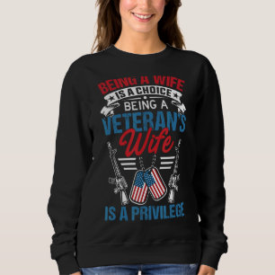 Sweatshirt Être une épouse est un choix, être l'épouse d'un v