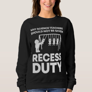 Sweatshirt Étudiant en physique I Professeur de science drôle