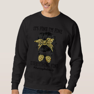 Sweatshirt Étudiant en soins infirmiers C'est bon Je vais bie
