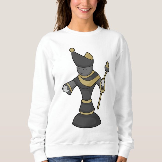 Sweatshirt Évêque Échecs Équipe Échecs (Devant)