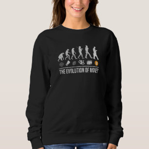 Sweatshirt Evolution De L'Argent Bitcoin Elon Btc Musk Krypt