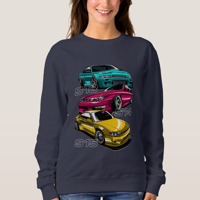 SWEATSHIRT ÉVOLUTION DU CHÂSSIS SILVIA "S" (Devant)