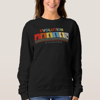Sweatshirt Evolution D'Un Plongeur les années 70 Retro Look S