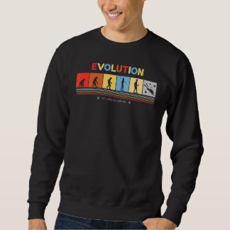 Sweatshirt Evolution D'Un Plongeur les années 70 Retro Look S