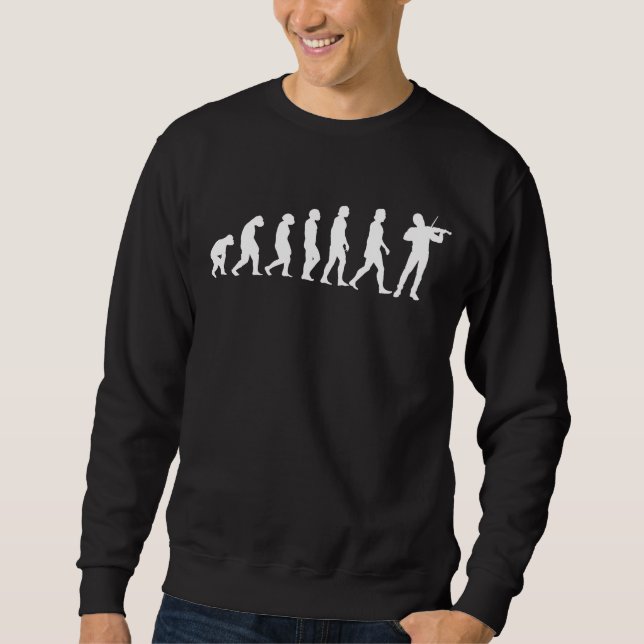 Sweatshirt Évolution violoniste (Devant)