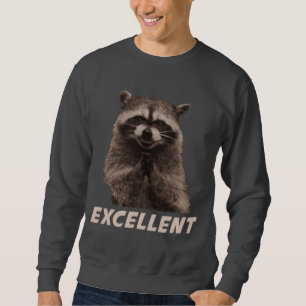 Sweatshirt Excellent raton laveur mauvais de traçage