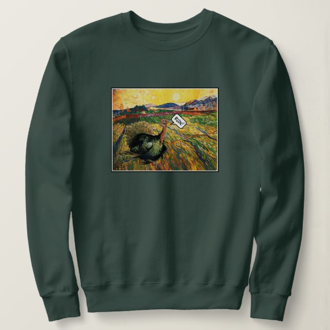 Sweatshirt Exécuter les clés (Design devant)