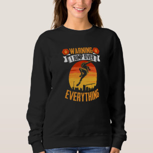 Sweatshirt Exécuter Sauter Freerunning Obstacle Parcours acro