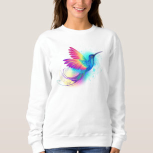 Sweatshirt Exotic Rainbow Hummingbird