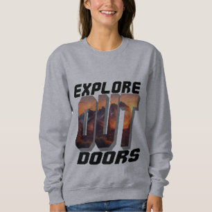 SWEATSHIRT EXPLORER LES PORTES EXTÉRIEURES