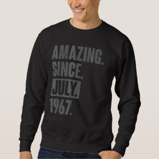 Sweatshirt Extraordinaire depuis juillet 1967 55 ans 55e anni