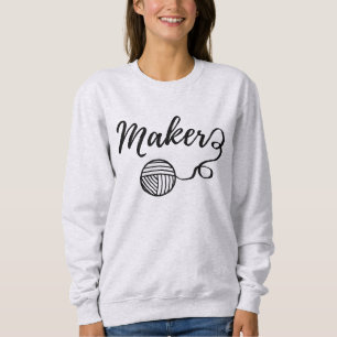 Sweatshirt Fabricant ・ Typographie du fil et de l'artisanat