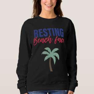 Sweatshirt Face de plage de repos