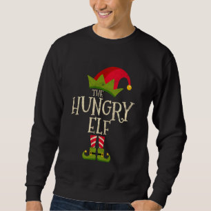 Sweatshirt Facile L'Affamé Elf Xmas Costume Famille Groupe Ch