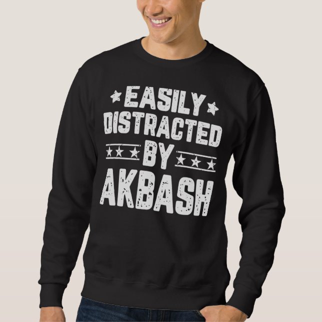 Sweatshirt Facilement Distrait Par Akbash Dog Akbash Akbash (Devant)