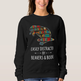 Sweatshirt Facilement Distrait Par Les Castors & Livres Roden