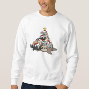 Sweatshirt Faille Koala Skunk Christmas Tree