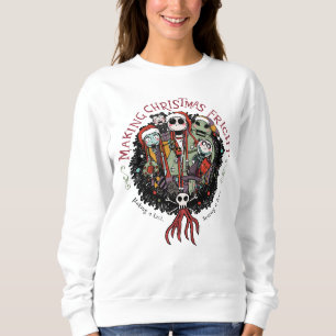 Sweatshirt Faire de Noël des pétards effrayants