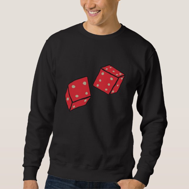 Sweatshirt Faire défiler les dés (Devant)