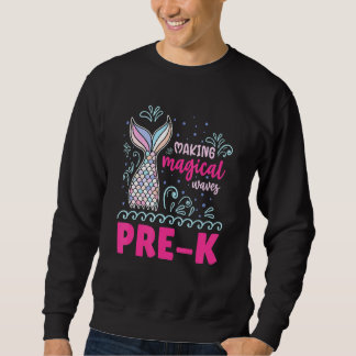 Sweatshirt Faire des vagues magiques Pré K Sirène