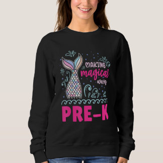 Sweatshirt Faire des vagues magiques Pré K Sirène