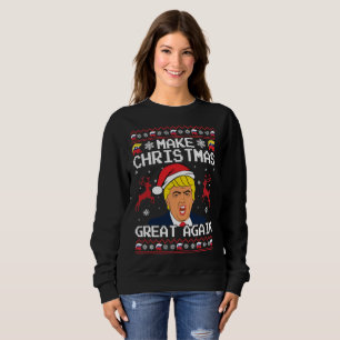 Sweatshirt Faites à Noël le grand encore chandail