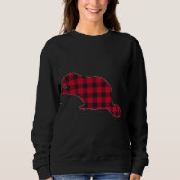 Famille de buffle de Noël de castor rouge