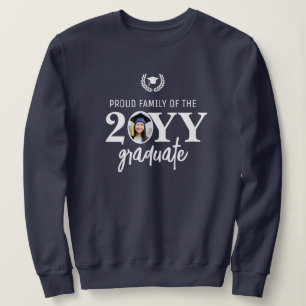 Sweatshirt Famille de Fiers Moderne Personnalisée du Diplômé