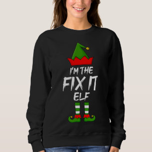 Sweatshirt Famille de jumelage de Noël Je suis la solution à 
